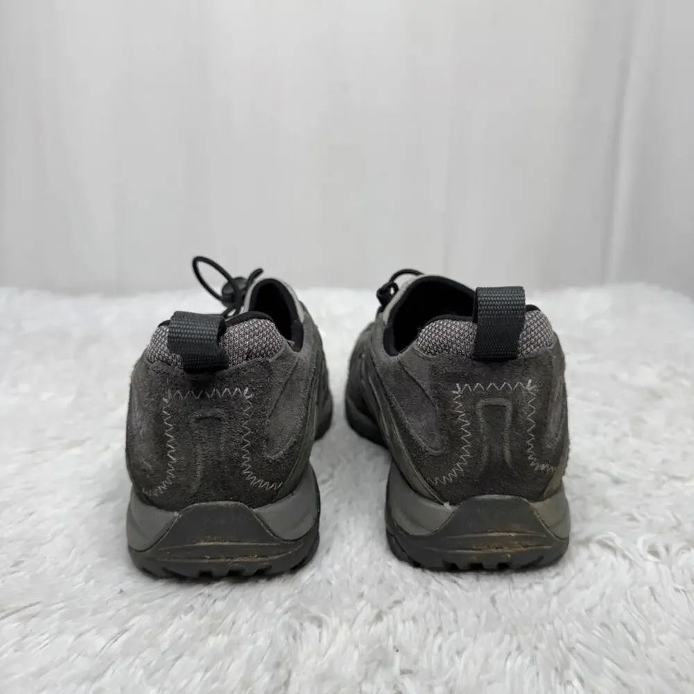 MERRELL / gray bungee lace vibram sole ankle hiking shoes / 7